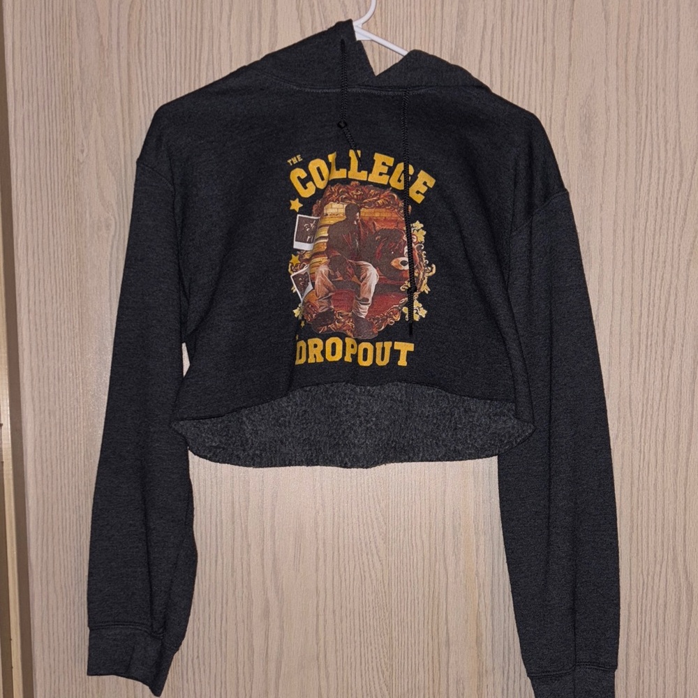 Cropped Custom College Dropout Hoodie